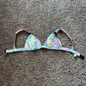 Reflective Rave Bra